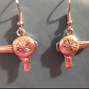 Blow dryer earrings